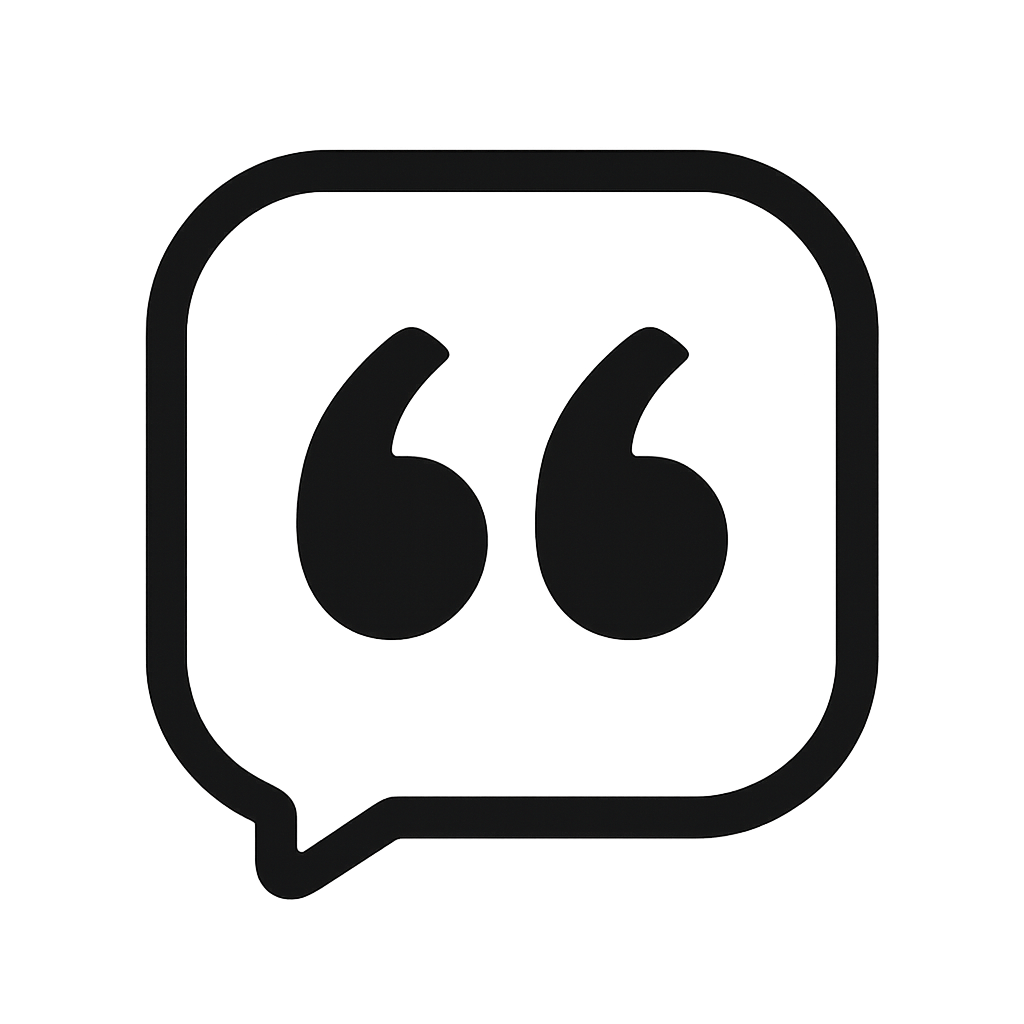 Icon Gänsefüsschen